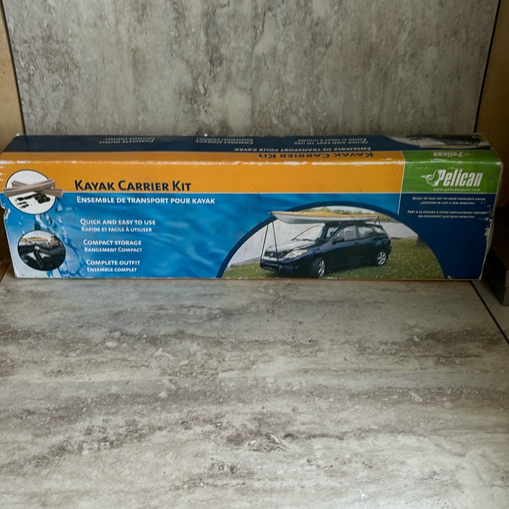 Pelican Kayak Car Carrier Kit New- Easy to Use!